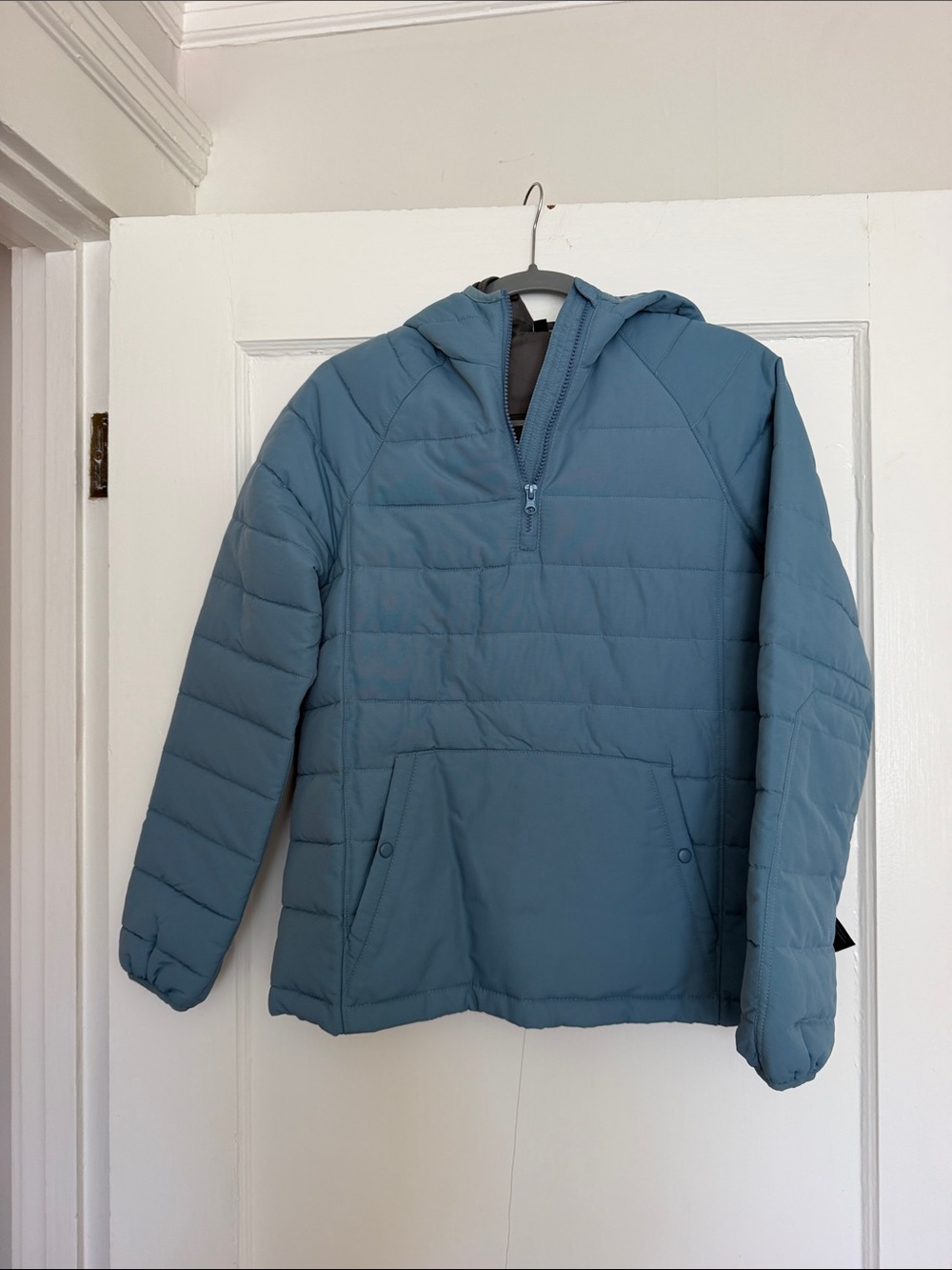 Stoic Women’s Hooded Puffer Jacket - Blue
